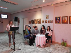 Spotkanie z autorkami wystawy ikon  Barbarą Ptaszek i Barbarą Ruchałą