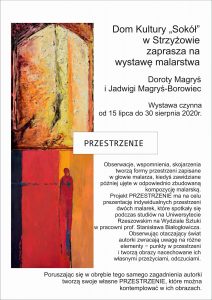 Wystawa malarstwa Doroty Magryś i Jadwigi Magryś – Borowiec