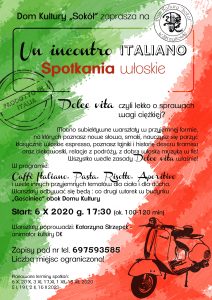 “Dolce Vita” – spotkania włoskie