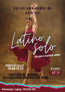 Zajęcia taneczne latino-solo